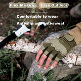 Men Tactical Gloves Half Finger Military Outdoor Riding Weight Lifting Training Protective Gloves Bicycle Exercise Gym Gloves