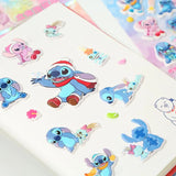 NEW Disney Anime Stitch Bubble stickers Stitch Children's cartoon 3d stickers kids Birthday party stereo stickers toys gifts