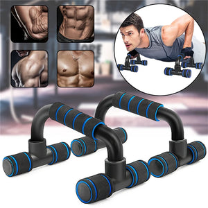 1pair I-shaped Push-up Rack Fitness Equipment Hand Sponge Grip Muscle Training Push Up Bar Chest Home Gym Body Building