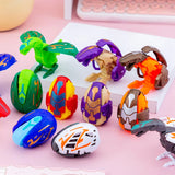 Children Deformed Dinosaur Egg Toy Kid Simulation Dinosaur Deformation Egg Boy Mini Deformed Twisted Egg Kindergarten Small Gift