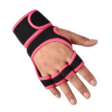 1 Pair Weight Lifting Training Gloves Women Men Fitness Sports Body Building Gymnastics Grips Gym Hand Palm Protector Gloves