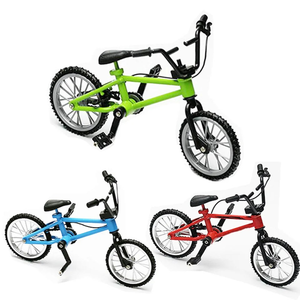 Mini Finger Mountain Bikes Toys Alloy Finger Bicycle Children Novelty Toys Model Mini Portable Bike For Kids Gift