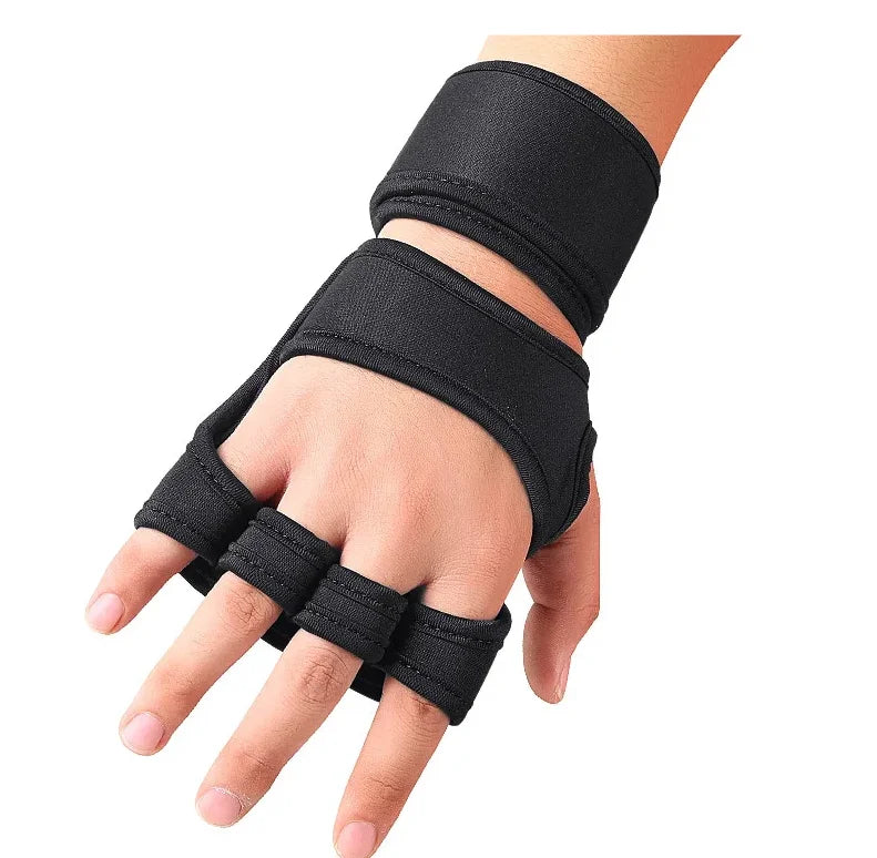 Weight Lifting Workout Gloves with Wrist Support for Men Women Gym Fitness Cross Training Powerlifting Hand Palm Protector Glove