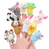 Creative Finger Puppets Cloth Doll Baby Hand Cartoon Educational Animal Cute Toy Cartoon Animal Toy Puppets Story Party Toys