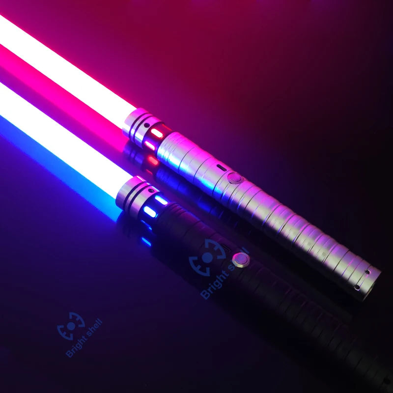 RGB Metal Lightsaber Laser Sword Toys Light Saber 15Color Change Kids Soundfonts Force FX FOC Blaster Toys Jedi Laser Sword Gift