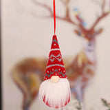 Cloth Doll Christmas Doll Xmas Doll Pendant Playful Christmas Gnomes Plush Santa Doll Xmas Gonk Dwarf Elf Decor