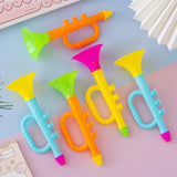 1PC Baby Music Toys Children Early Montessori Educational Toy Colorful Musical Instruments Games for Kids Trumpet Random Color