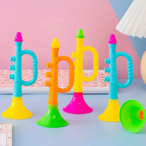 1PC Baby Music Toys Children Early Montessori Educational Toy Colorful Musical Instruments Games for Kids Trumpet Random Color