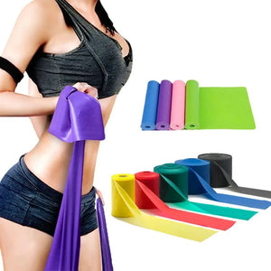 Yoga Sport Resistance Bands Pilates Training Fitness Exercise Home Gym Elastic Band Natural Rubber Latex Yoga Accessories