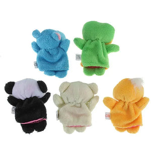 Creative Finger Puppets Cloth Doll Baby Hand Cartoon Educational Animal Cute Toy Cartoon Animal Toy Puppets Story Party Toys