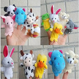 Creative Finger Puppets Cloth Doll Baby Hand Cartoon Educational Animal Cute Toy Cartoon Animal Toy Puppets Story Party Toys