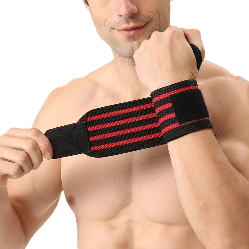 1Pcs  Wristband Wrist Support Brace Straps Extra Strength Weight Lifting Wrist Wraps Bandage Fitness Gym Training Sports bandage