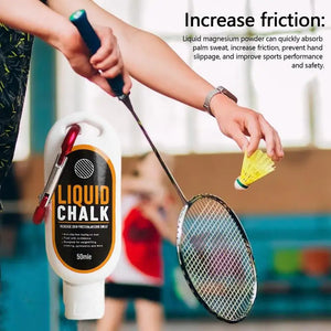 30/50/100ml Sports Liquid Chalk Magnesium Powder Fitness Weight Lifting Non-slip Cream Grip Weight Lifting Climbing Gym Sports