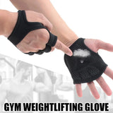 Women Hand Wrist Palm Protector Gloves Gym Fitness Heavy Glove Gloves Half Non-Slip Wrist Finger Weightlifting Sport Support