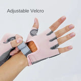 1 Pair Gym Body Building Training Fitness Gloves Sports Weight Lifting Exercise Slip-Resistant Gloves for Women Men Yoga Gloves