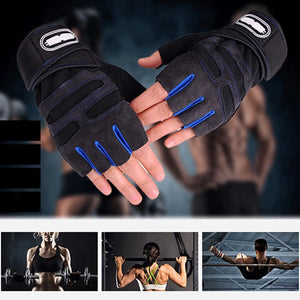 Gym Gloves For Sports Fitness Gym Weights Lifting Glove Body Building Training Exercise Sport Workout Glove For Men Women M/L/XL