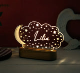 Custom Baby Kids USB Night Light Personalized Children Name Lamp Nursery Newborn Bedroom Home Decoration Birthday Souvenir Gift