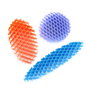 3D Printed Elastic Mesh Worm Big Fidget Toy Stress-Relieving Transforming Worm Toy Sensory Stress Anxiety Relief Gift for ADHD