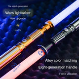 RGB Metal Lightsaber Laser Sword Toys Light Saber 15Color Change Kids Soundfonts Force FX FOC Blaster Toys Jedi Laser Sword Gift