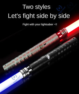 RGB Metal Lightsaber Laser Sword Toys Light Saber 15Color Change Kids Soundfonts Force FX FOC Blaster Toys Jedi Laser Sword Gift