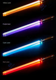 RGB Metal Lightsaber Laser Sword Toys Light Saber 15Color Change Kids Soundfonts Force FX FOC Blaster Toys Jedi Laser Sword Gift