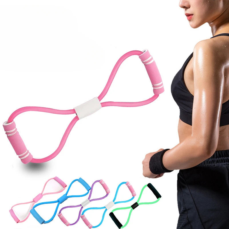 Yoga Elastic Exercise Bands for Women Men Home Gym Fitness Equipment Crossfit Bodybuilding Workout Tension Rope Resistance Band