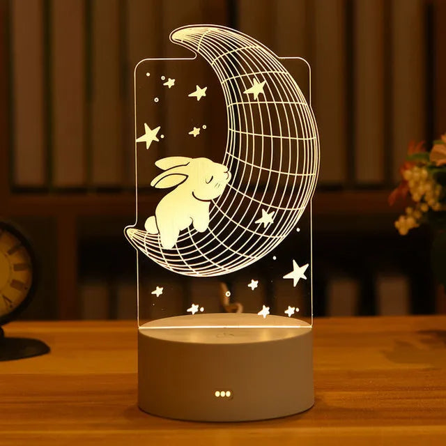 LED Night Light Note Board Message Board With Pen USB Power Decor Night Lamp Gift For Children Girlfriend Decorative Night Lamp