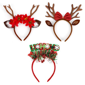 Christmas Headbands for Women, Antler Headbands, Cute Hairpins, Deer Horn Christmas Headbands