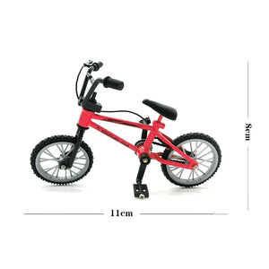 Mini Finger Mountain Bikes Toys Alloy Finger Bicycle Children Novelty Toys Model Mini Portable Bike For Kids Gift