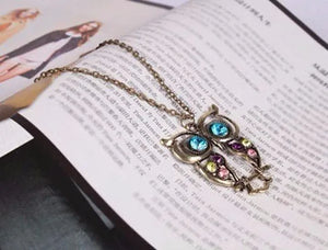 Retro Multi Owl Necklace Animal Pendant Necklaces Women's Fashion Summer Vintage Jewelry Gift Wholesale Gothic Trend 2024